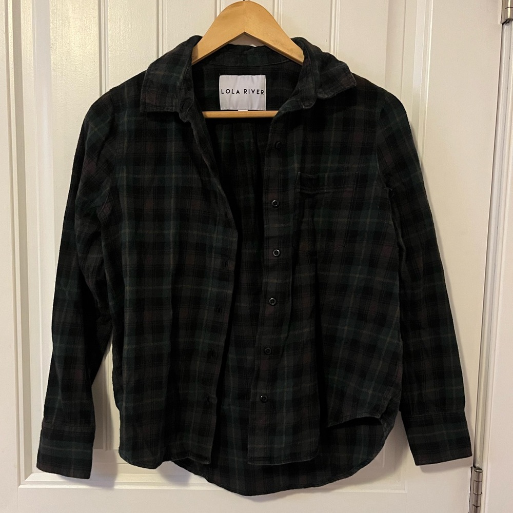 Plaid flannel shirt